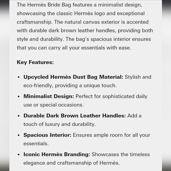 SOLD DIRECTLY Hermes bride bag & organizer- Authentic & sustainable! - Picture 10 of 16